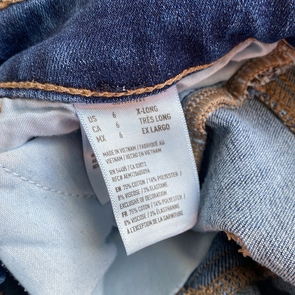 🎁American Eagle Hi-Rise Jegging 6XLong - Picture 8 of 9